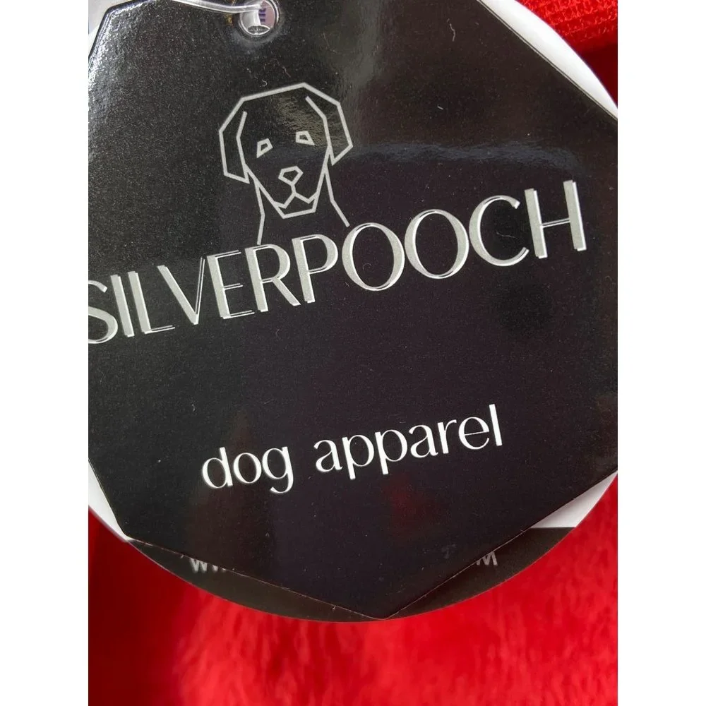 Silverpooch Pet Apparel Christmas Dog Pajamas Pjs Clothes Red‎ Size Small